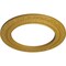 Ekena Millwork Andrea Ceiling Medallion (Fits Canopies up to 8"), Hnd-Painted Iridescent Gold, 12"OD x 8"ID x 1/2"P CM12ADIGS - alternate 2